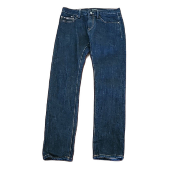 Cult of Individuality Rocker Slim Japanese Selvedge Jeans, Dark Blue, 31X33 - Picture 1 of 11